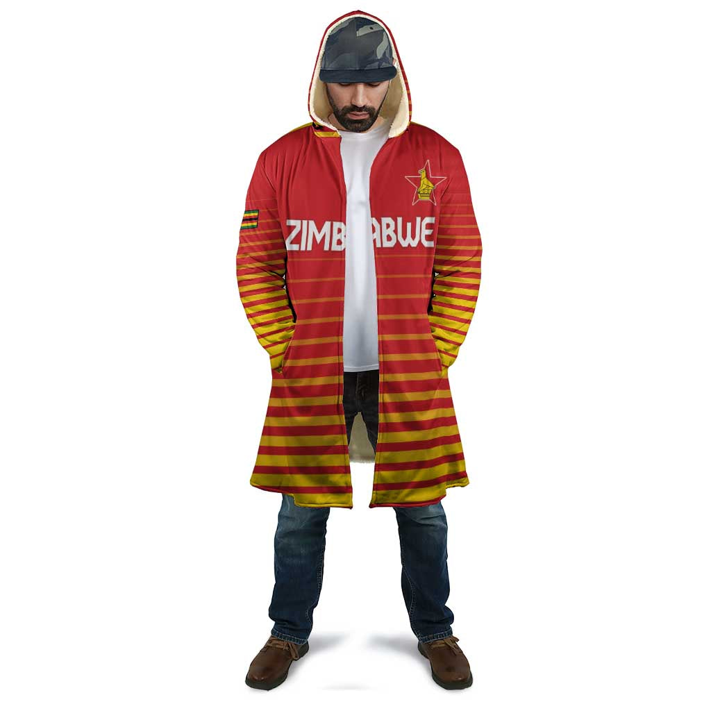 Custom Zimbabwe Cricket Cloak Go Chevrons Go - Wonder Print Shop