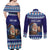 Iceland Christmas Askasleikir Couples Matching Off Shoulder Maxi Dress and Long Sleeve Button Shirt The Yule Lads Bowl Licker - Wonder Print Shop