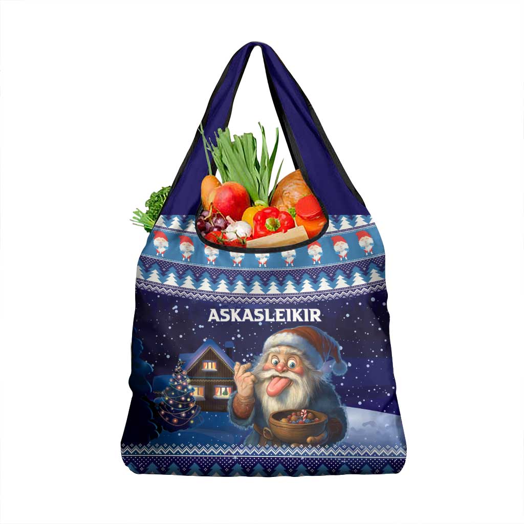 Iceland Christmas Askasleikir Grocery Bag The Yule Lads Bowl Licker