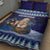 Iceland Christmas Askasleikir Quilt Bed Set The Yule Lads Bowl Licker - Wonder Print Shop