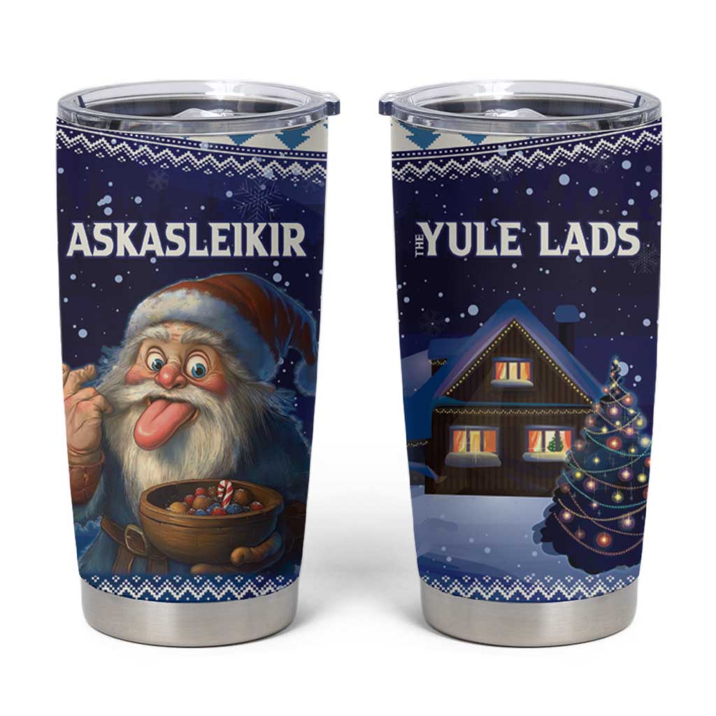 Iceland Christmas Askasleikir Tumbler Cup The Yule Lads Bowl Licker