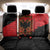 Albania Independence Day Back Car Seat Cover Albanian Eagle - Grunge Style