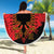 Albania Independence Day Beach Blanket Albanian Eagle - Grunge Style - Wonder Print Shop