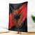 Albania Independence Day Blanket Albanian Eagle - Grunge Style