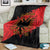 Albania Independence Day Blanket Albanian Eagle - Grunge Style