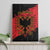 Albania Independence Day Canvas Wall Art Albanian Eagle - Grunge Style - Wonder Print Shop