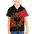 Albania Independence Day Family Matching Mermaid Dress and Hawaiian Shirt Albanian Eagle - Grunge Style - Wonder Print Shop