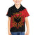 Albania Independence Day Family Matching Puletasi and Hawaiian Shirt Albanian Eagle - Grunge Style - Wonder Print Shop