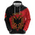 Albania Independence Day Hoodie Albanian Eagle - Grunge Style - Wonder Print Shop