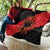 Albania Independence Day Quilt Albanian Eagle - Grunge Style - Wonder Print Shop