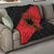 Albania Independence Day Quilt Albanian Eagle - Grunge Style - Wonder Print Shop