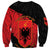 Albania Independence Day Sweatshirt Albanian Eagle - Grunge Style - Wonder Print Shop