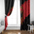 Albania Independence Day Window Curtain Albanian Eagle - Grunge Style - Wonder Print Shop