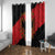 Albania Independence Day Window Curtain Albanian Eagle - Grunge Style - Wonder Print Shop