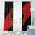 Albania Independence Day Window Curtain Albanian Eagle - Grunge Style - Wonder Print Shop