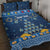 Personalised Jewish Hanukkah Xmas Quilt Bed Set Merry Chrismukkah - Wonder Print Shop