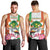 Niger Black-Crowned Crane Men Tank Top Coat Of Arms - Kente Pattern