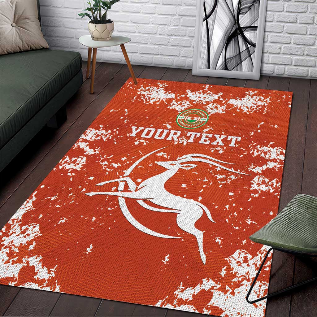 Custom Niger Football Area Rug Go Menas