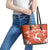 Custom Niger Football Leather Tote Bag Go Menas - Wonder Print Shop