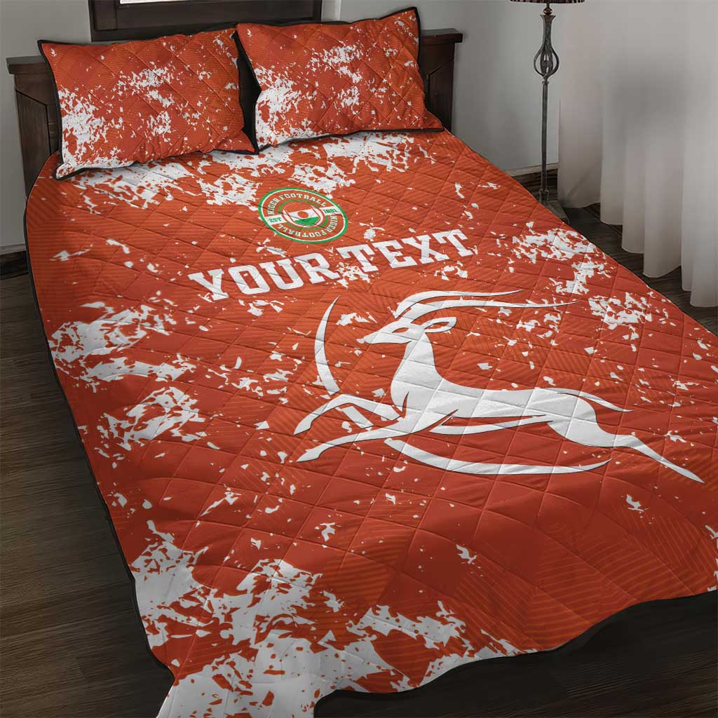 Custom Niger Football Quilt Bed Set Go Menas