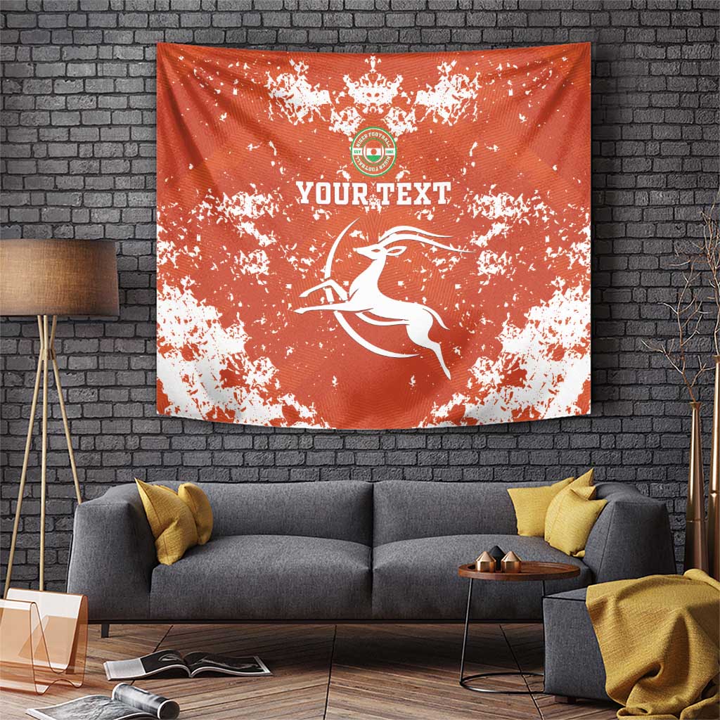 Custom Niger Football Tapestry Go Menas