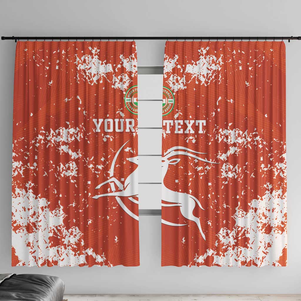 Custom Niger Football Window Curtain Go Menas