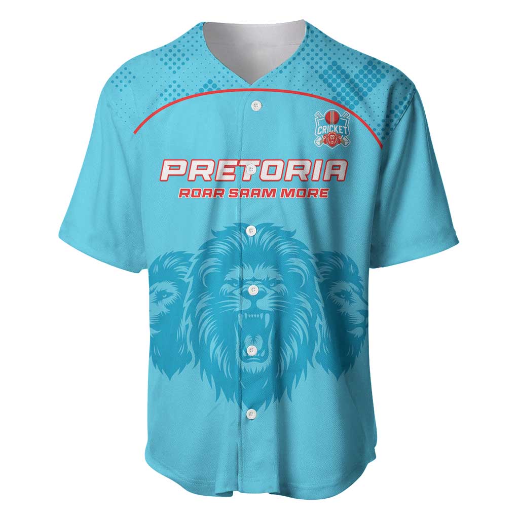 Custom South Africa Pretoria Cricket Baseball Jersey Roar Saam More - This Is Pretoria - Wonder Print Shop