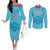 Custom South Africa Pretoria Cricket Couples Matching Off The Shoulder Long Sleeve Dress and Long Sleeve Button Shirt Roar Saam More - This Is Pretoria