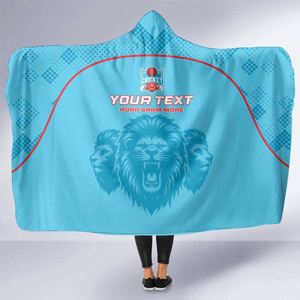 Custom South Africa Pretoria Cricket Hooded Blanket Roar Saam More - This Is Pretoria