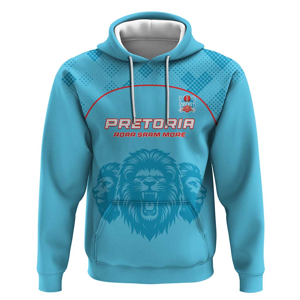 Custom South Africa Pretoria Cricket Hoodie Roar Saam More - This Is Pretoria - Wonder Print Shop