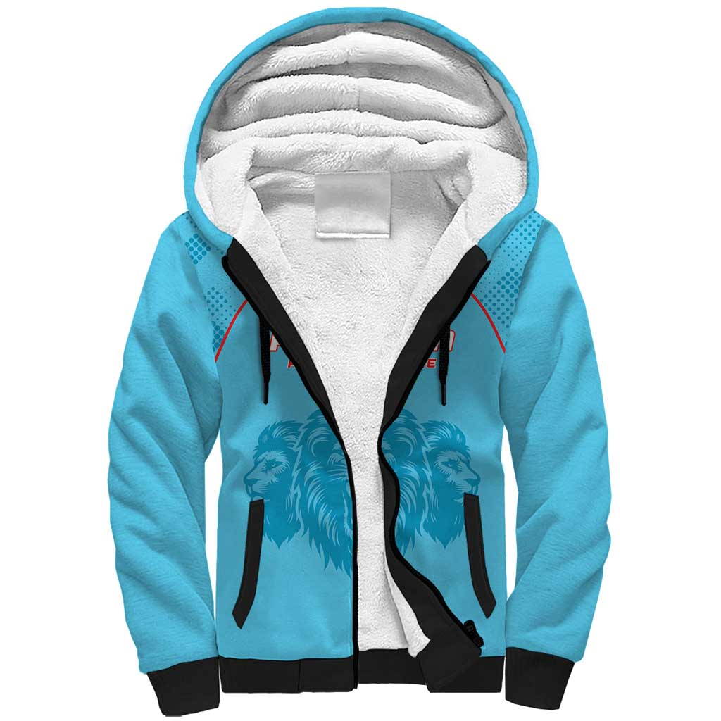 Custom South Africa Pretoria Cricket Sherpa Hoodie Roar Saam More - This Is Pretoria