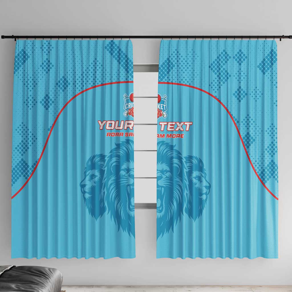 Custom South Africa Pretoria Cricket Window Curtain Roar Saam More - This Is Pretoria