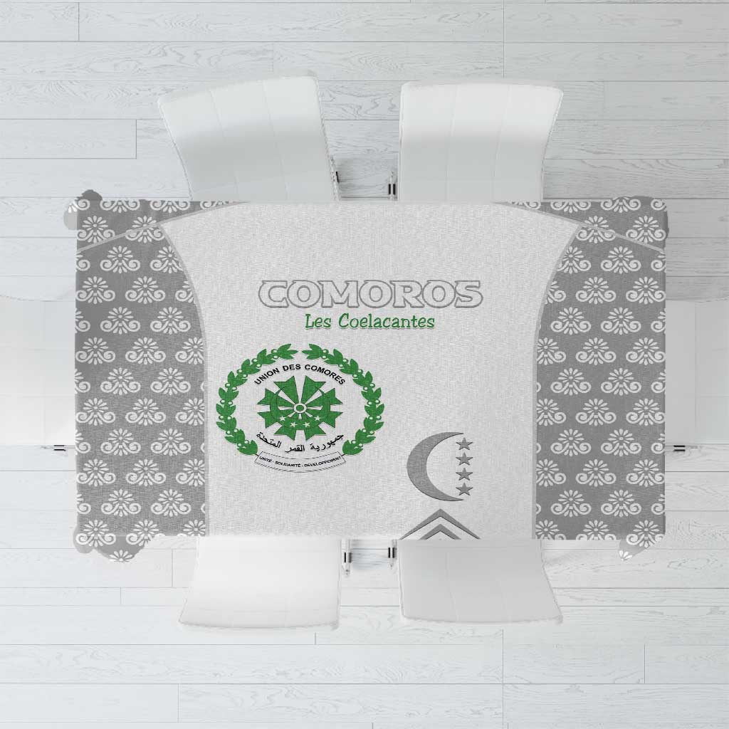 Comoros Football Tablecloth Go Champions White Les Coelacantes - Wonder Print Shop