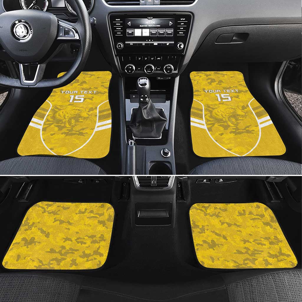 Custom Gabon Football Car Mats Go Panthers