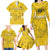 Custom Gabon Football Family Matching Long Sleeve Bodycon Dress and Hawaiian Shirt Go Panthers