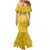 Custom Gabon Football Family Matching Mermaid Dress and Hawaiian Shirt Go Panthers