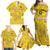 Custom Gabon Football Family Matching Off Shoulder Maxi Dress and Hawaiian Shirt Go Panthers