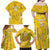 Custom Gabon Football Family Matching Off Shoulder Maxi Dress and Hawaiian Shirt Go Panthers