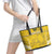 Custom Gabon Football Leather Tote Bag Go Panthers