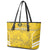 Custom Gabon Football Leather Tote Bag Go Panthers