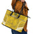 Custom Gabon Football Leather Tote Bag Go Panthers