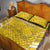 Custom Gabon Football Quilt Bed Set Go Panthers - Wonder Print Shop