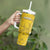 Custom Gabon Football Tumbler With Handle Go Panthers - Wonder Print Shop