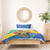 Personalised Gabon Bedding Set Coat Of Arms With African Pattern