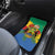 Personalised Gabon Car Mats Coat Of Arms With African Pattern