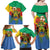 Personalised Gabon Family Matching Off Shoulder Maxi Dress and Hawaiian Shirt Coat Of Arms With African Pattern