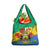 Personalised Gabon Grocery Bag Coat Of Arms With African Pattern