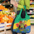 Personalised Gabon Grocery Bag Coat Of Arms With African Pattern