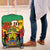 Personalised Gabon Luggage Cover Coat Of Arms With African Pattern