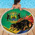 Gabon Black Panther Beach Blanket Coat Of Arms